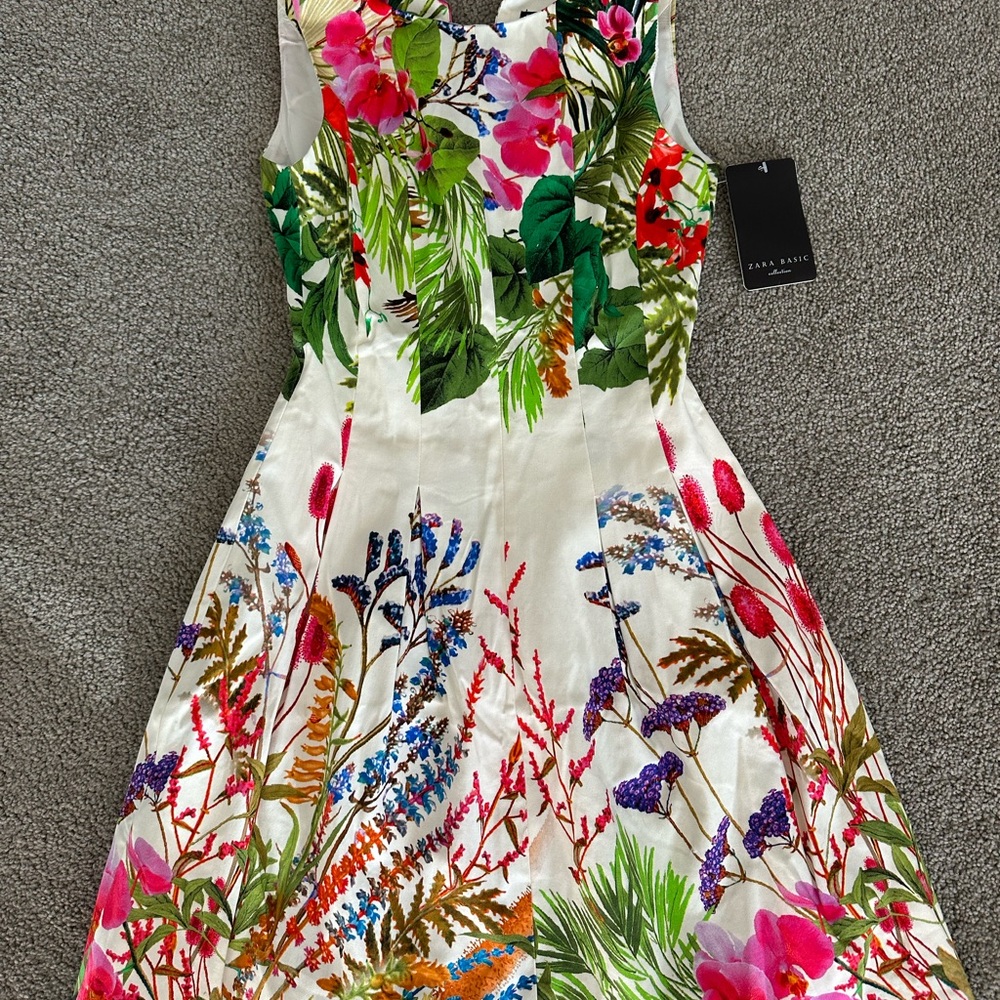 NWT Zara Floral Dress XS